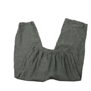 Eileen Fisher 100% Irish Linen Gray Capri Pants Size Small